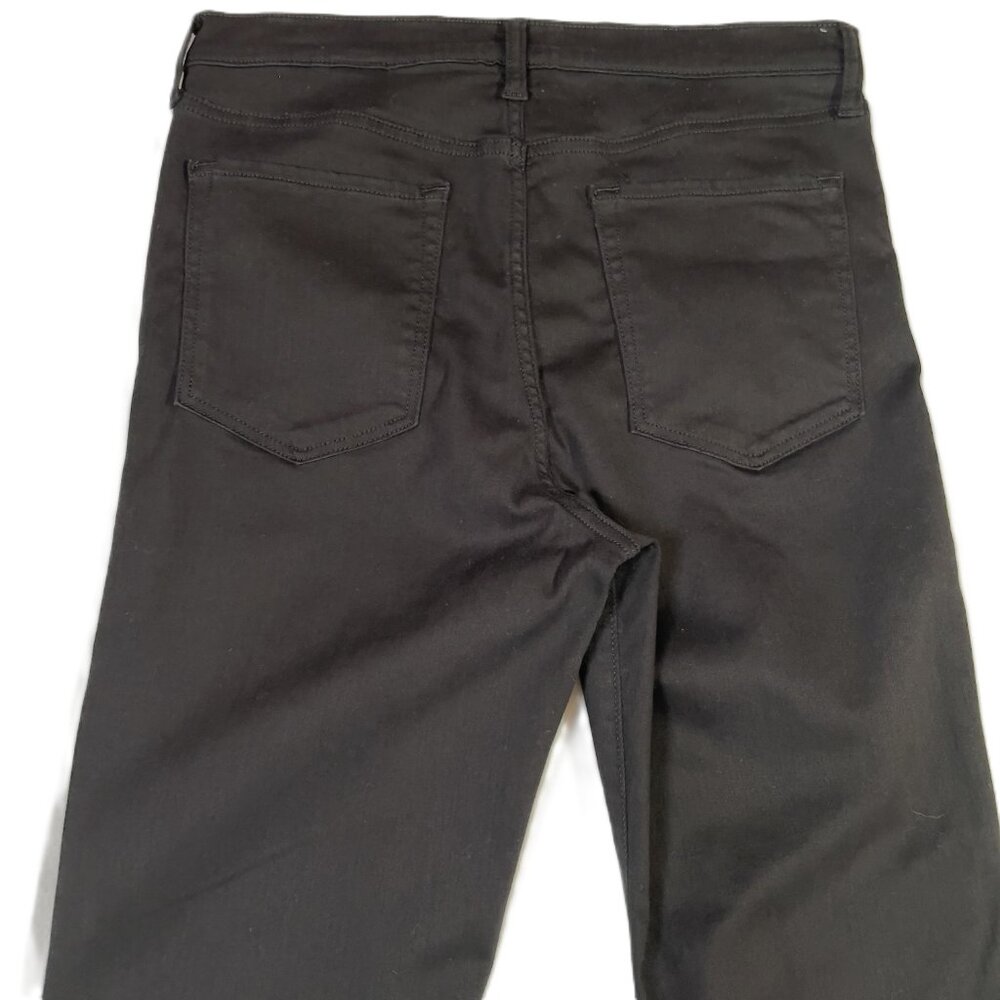 Banana Republic High Rise Flare Jean Deep Black Size 31 Long 34.5" Inseam - Picture 8 of 16